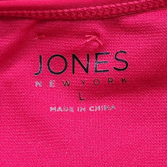 Jones New York Red One Piece Swimsuit Women's Size L - Picture 6 of 9